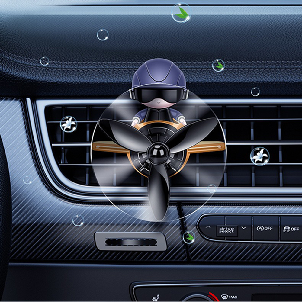 Car air freshener: airplane design for the air vent, automotive fragrance, or car perfume